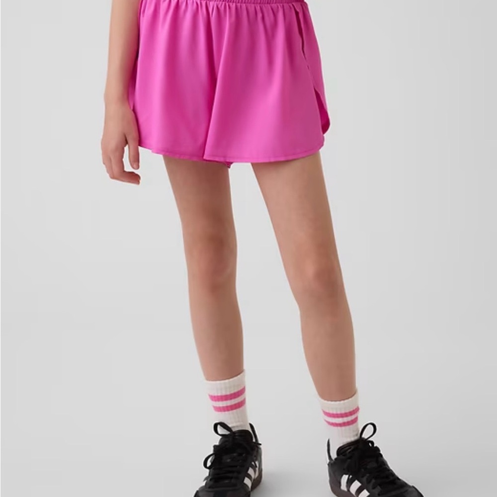 Gap Kids Quick Dry Butterfly Hem Running Shorts